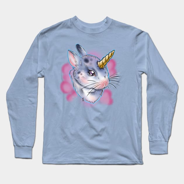 Bunnicorn Long Sleeve T-Shirt by InkyMcStapleface